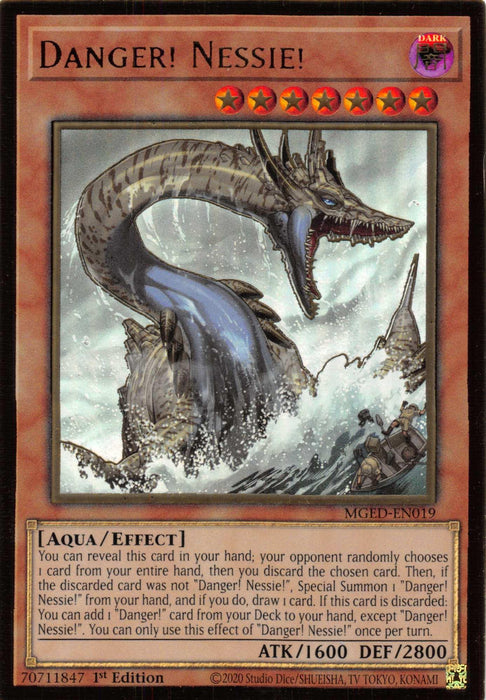 Danger! Nessie! [MGED-EN019] Gold Rare - for just $0.20! 