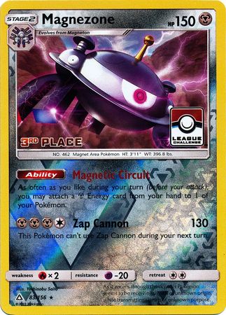 Magnezone (83/156) (League Promo 3rd Place) [Sun & Moon: Ultra Prism] - Just $0.60! Shop now at Retro Gaming of Denver