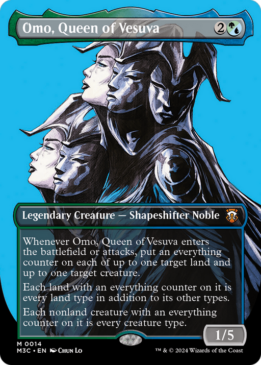 Omo, Queen of Vesuva (M3C-014) - Modern Horizons 3 Commander (Borderless) - for just $0.23! 