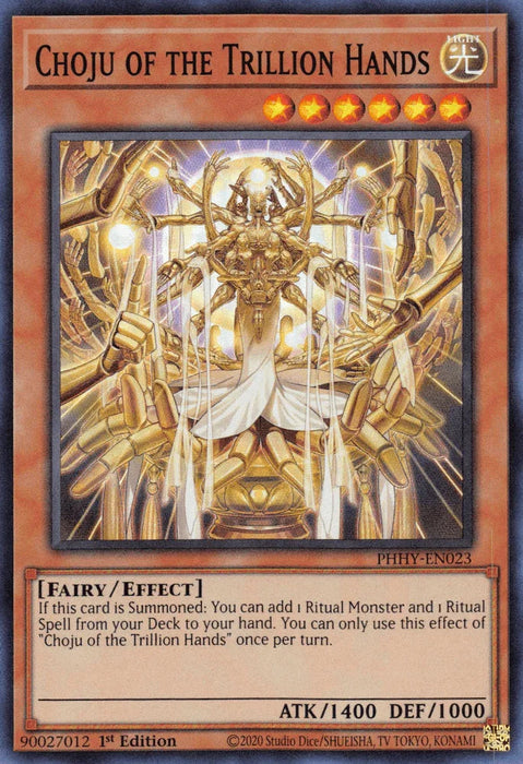Choju of the Trillion Hands [PHHY-EN023] Super Rare - for just $0.15! 