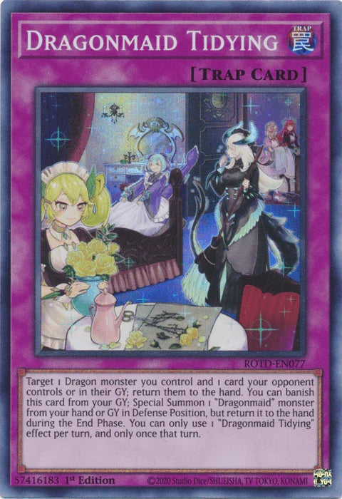 Dragonmaid Tidying [ROTD-EN077] Super Rare - for just $0.15! 
