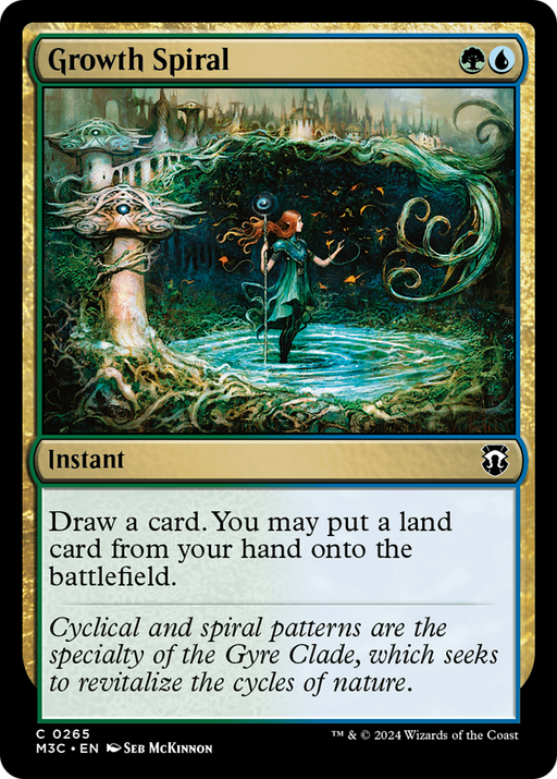 Growth Spiral (Ripple Foil) [Modern Horizons 3 Commander] - Just $0.35! Shop now at Retro Gaming of Denver