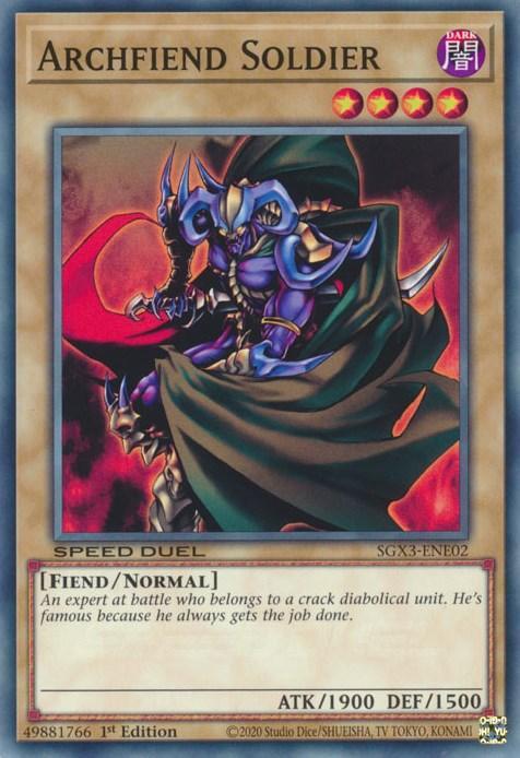 Archfiend Soldier [SGX3-ENE02] Common - for just $0.20! 