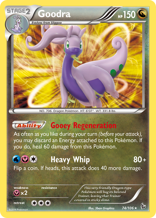 Goodra (74/106) [XY: Flashfire] - Just $0.20! Shop now at Retro Gaming of Denver