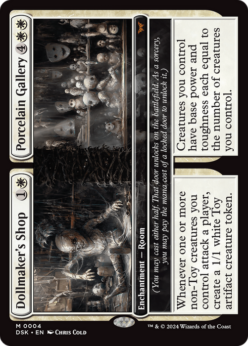 Dollmaker's Shop // Porcelain Gallery (DSK-004) - Duskmourn: House of Horror Foil - for just $1.47! 