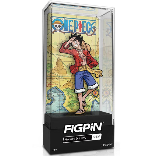 One Piece Monkey D. Luffy Version 2 FiGPiN Classic 3-Inch Enamel Pin - Just $15! Shop now at Retro Gaming of Denver