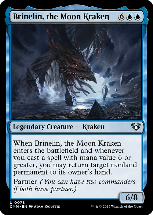 Brinelin, the Moon Kraken (CMM-078) - Commander Masters - for just $0.10! 