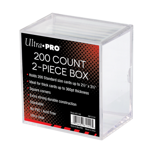 Ultra PRO: Storage Box - 2-Piece (200 Count) - for just $0! 