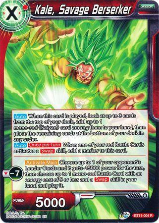 Kale, Savage Berserker (BT11-004) [Vermilion Bloodline] - for just $0.10! 