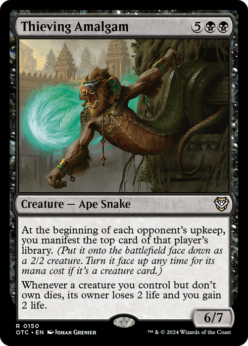 Thieving Amalgam (OTC-150) - Outlaws of Thunder Junction Commander - for just $0.22! 