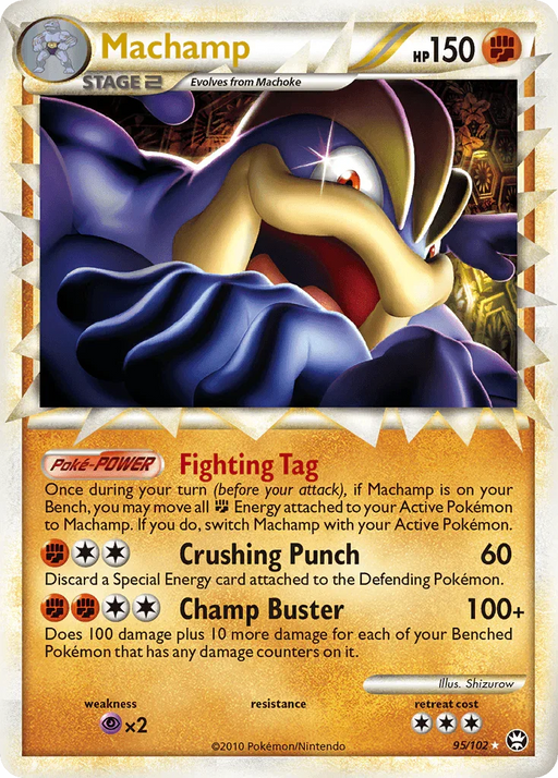 Machamp (95/102) [HeartGold & SoulSilver: Triumphant] - for just $22.35! 