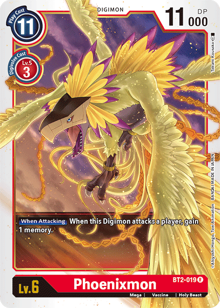 Phoenixmon [BT2-019] [Release Special Booster Ver.1.5] - Just $0.09! Shop now at Retro Gaming of Denver