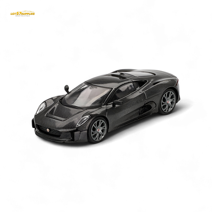 Mini-GT Jaguar C-X75 Test Car Carbon Fiber 1:64 - for just $16.99! 