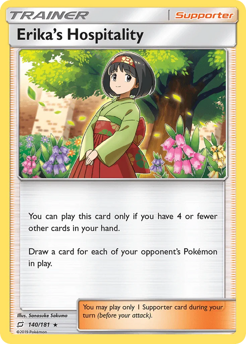 Erika's Hospitality (140/181) [Sun & Moon: Team Up] - for just $0.25! 