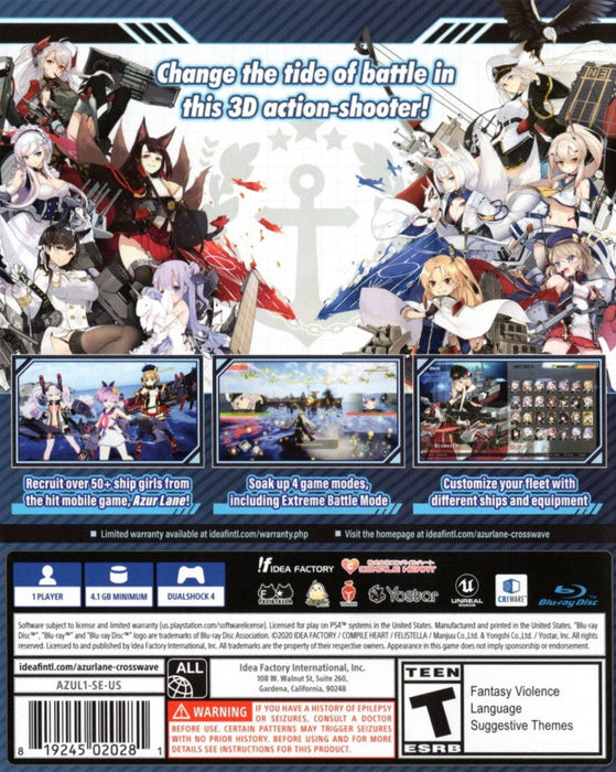 Azur Lane: Crosswave [Collector's Edition] – PlayStation 4 (PS4) - for just $99.99! 