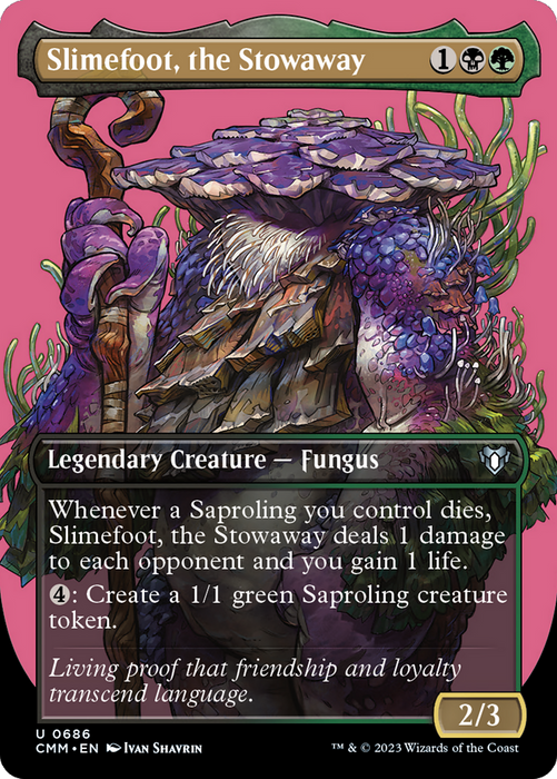 Slimefoot, the Stowaway (CMM-686) - Commander Masters (Borderless) - for just $0.10! 