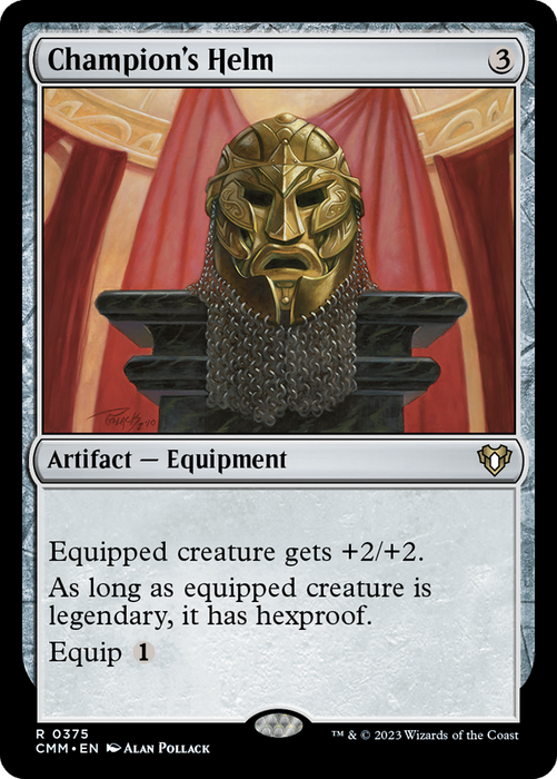 Champion's Helm (CMM-375) - Commander Masters - for just $0.82! 