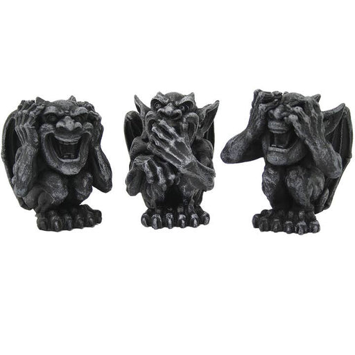 See, Hear, and Speak No Evil Gargoyle Set - for just $25! 