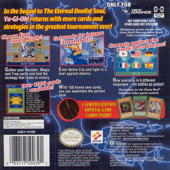 Yu-Gi-Oh!: Worldwide Edition: Stairway to the Destined Duel – Game Boy Advance (GBA) - for just $0! 