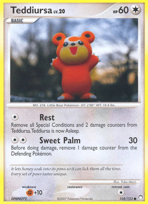 Teddiursa (105/123) [Diamond & Pearl: Mysterious Treasures] - for just $2.80! 