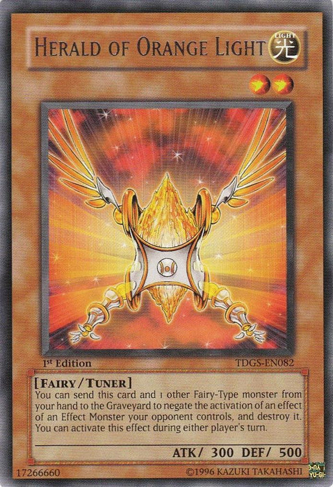 Herald of Orange Light [TDGS-EN082] Rare - for just $0.35! 
