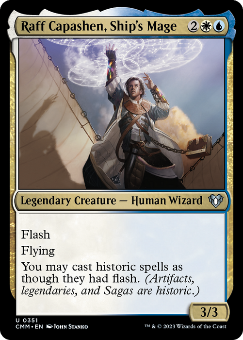 Raff Capashen, Ship's Mage (CMM-351) - Commander Masters - for just $0.08! 