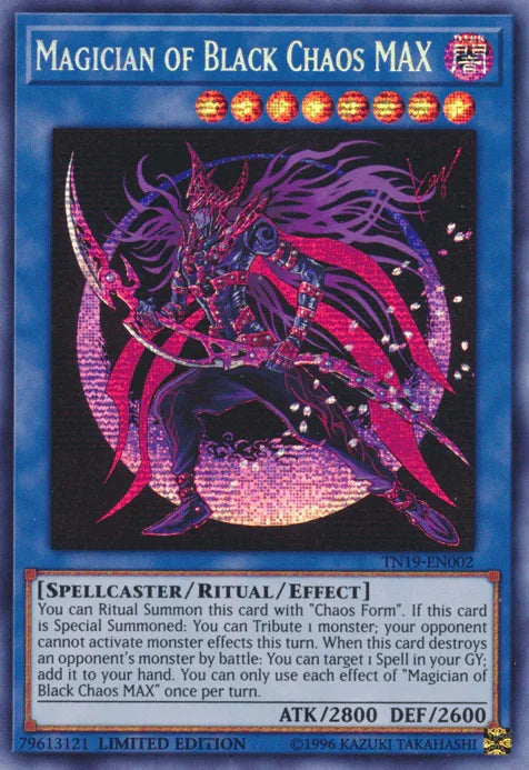 Magician of Black Chaos MAX [TN19-EN002] Prismatic Secret Rare - for just $2.05! 
