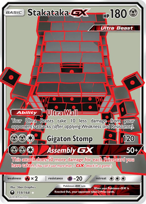 Stakataka GX (159/168) [Sun & Moon: Celestial Storm] - for just $4.40! 
