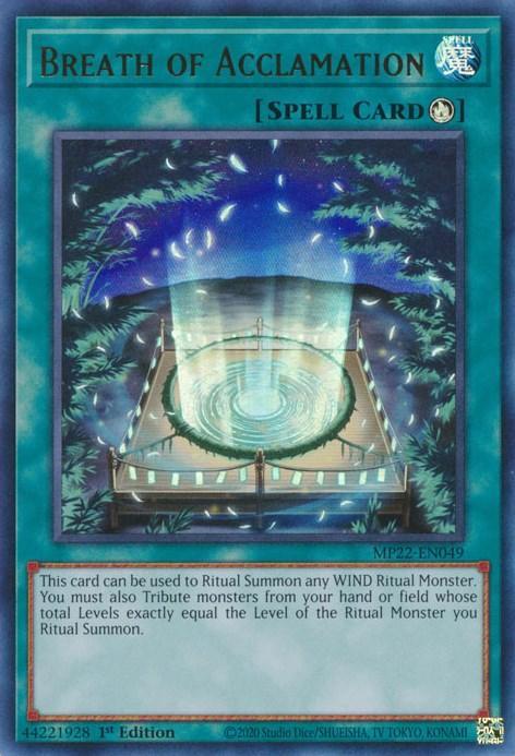 Breath of Acclamation [MP22-EN049] Ultra Rare - for just $0.10! 