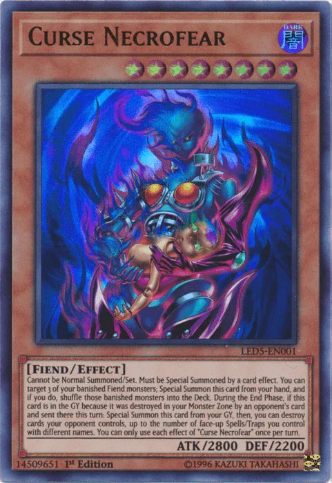 Curse Necrofear [LED5-EN001] Ultra Rare - for just $2.40! 