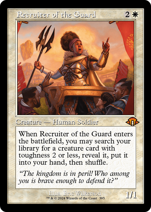 Recruiter of the Guard (Retro Frame) (MH3-395) - Modern Horizons 3 - for just $1.78! 