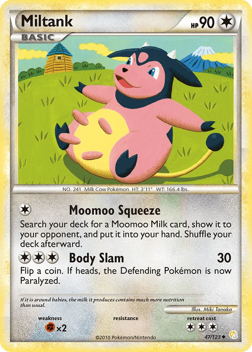 Miltank (47/123) [HeartGold & SoulSilver: Base Set] - for just $1.20! 