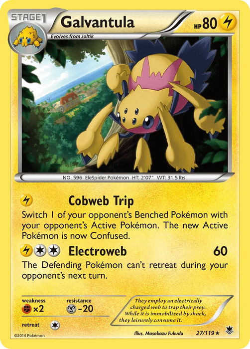 Galvantula (27/119) [XY: Phantom Forces] - for just $0.20! 
