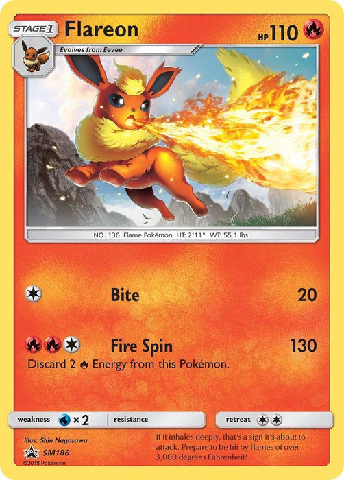Flareon (SM186) [Sun & Moon: Black Star Promos] - for just $1.15! 