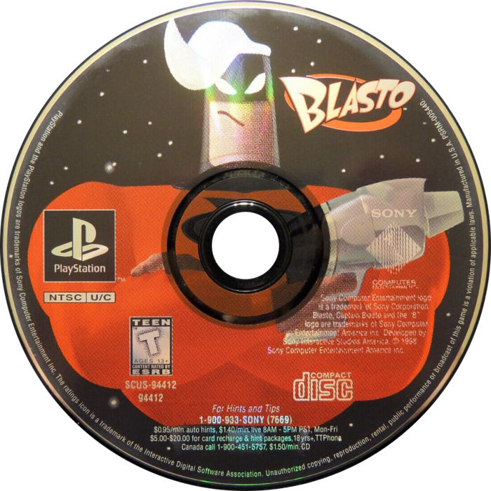 Blasto – PlayStation 1 (PS1) - for just $0! 