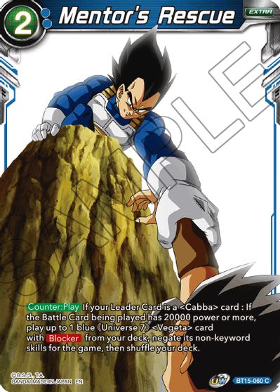 Mentor's Rescue (BT15-060) [Saiyan Showdown] - for just $0.10! 