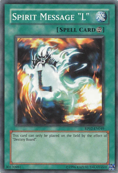 Spirit Message "L" [RP02-EN049] Common - for just $0.10! 