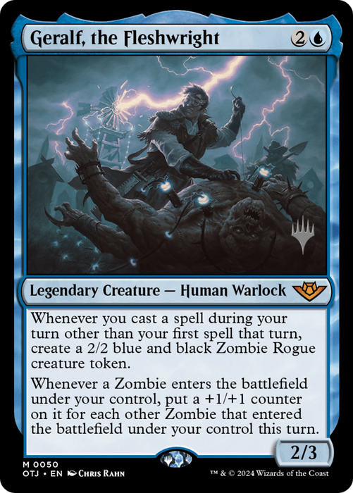 Geralf, the Fleshwright (PPOTJ-050) - Outlaws of Thunder Junction Promos - for just $0.75! 