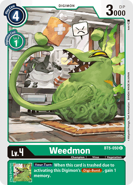 Weedmon [BT5-050] [Battle of Omni] - Just $0.09! Shop now at Retro Gaming of Denver