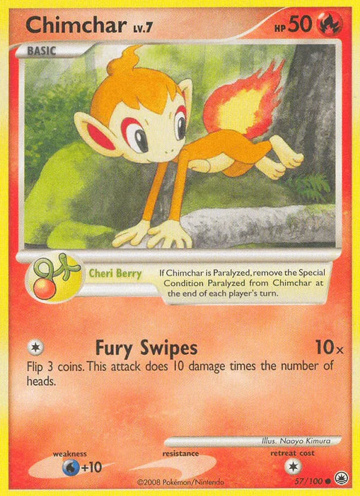 Chimchar (57/100) [Diamond & Pearl: Majestic Dawn] - for just $0.40! 