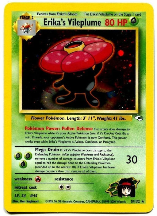 Erika's Vileplume (5/132) [Gym Heroes Unlimited] - for just $11! 