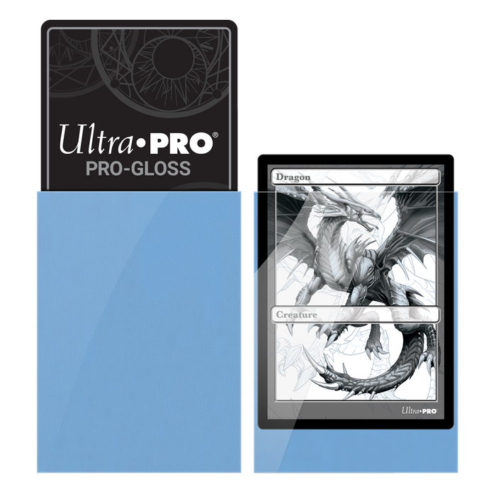 Ultra PRO: Standard 50ct Sleeves - PRO-Gloss (Light Blue) - Just $0! Shop now at Retro Gaming of Denver