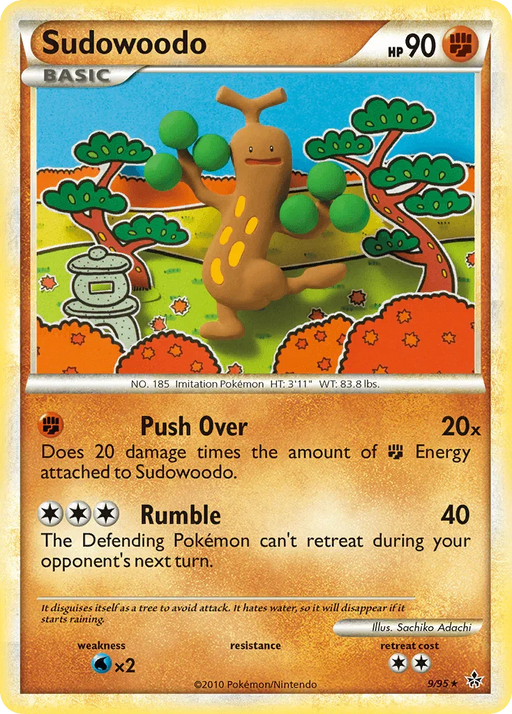 Sudowoodo (9/95) [HeartGold & SoulSilver: Unleashed] - for just $7.40! 