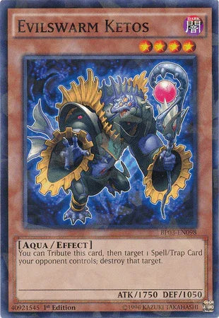 Evilswarm Ketos [BP03-EN098] Shatterfoil Rare - for just $0.10! 