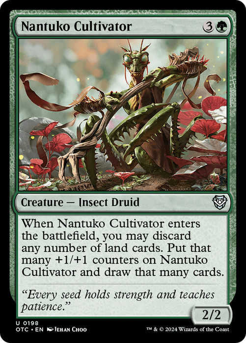 Nantuko Cultivator (OTC-198) - Outlaws of Thunder Junction Commander - for just $0.06! 