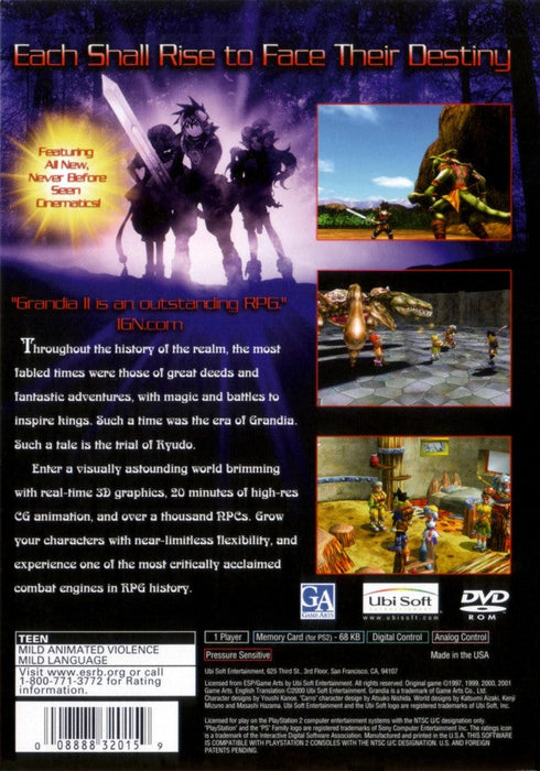 Grandia II – PlayStation 2 (PS2) - for just $0! 