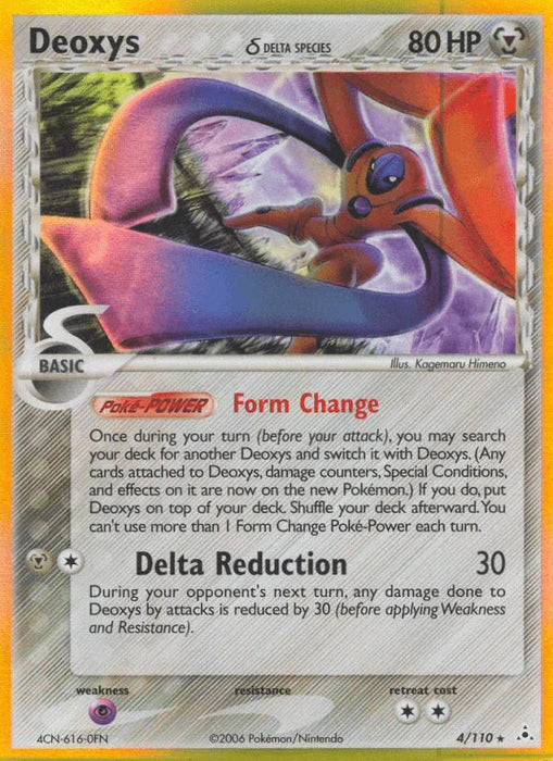 Deoxys (4/110) (Delta Species) [EX: Holon Phantoms] - for just $15! 