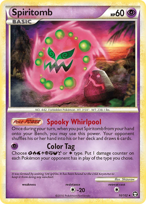Spiritomb (10/102) [HeartGold & SoulSilver: Triumphant] - for just $1.95! 