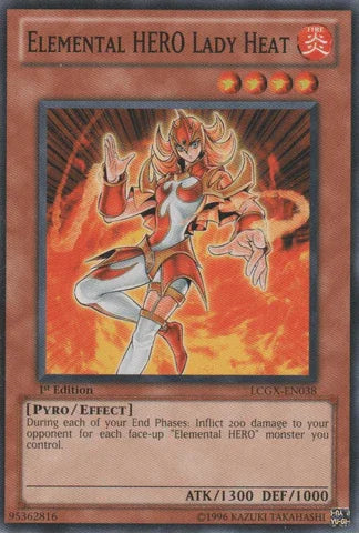 Elemental HERO Lady Heat [LCGX-EN038] Common - for just $0.85! 