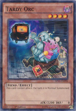 Tardy Orc [BP03-EN096] Shatterfoil Rare - for just $0.10! 